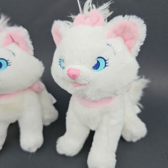 2 Disney Aristocats Marie Plush White Cat Disney Cute Stuffed Animal Kitten 6 in - Picture 3 of 15